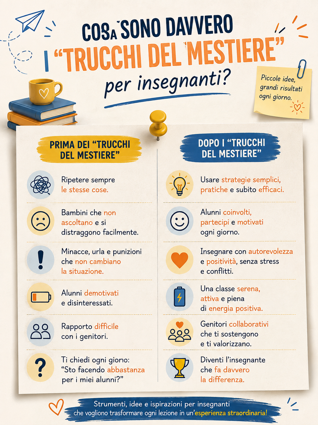 Ma cosa sono davvero i «Bigliettini per insegnanti»?